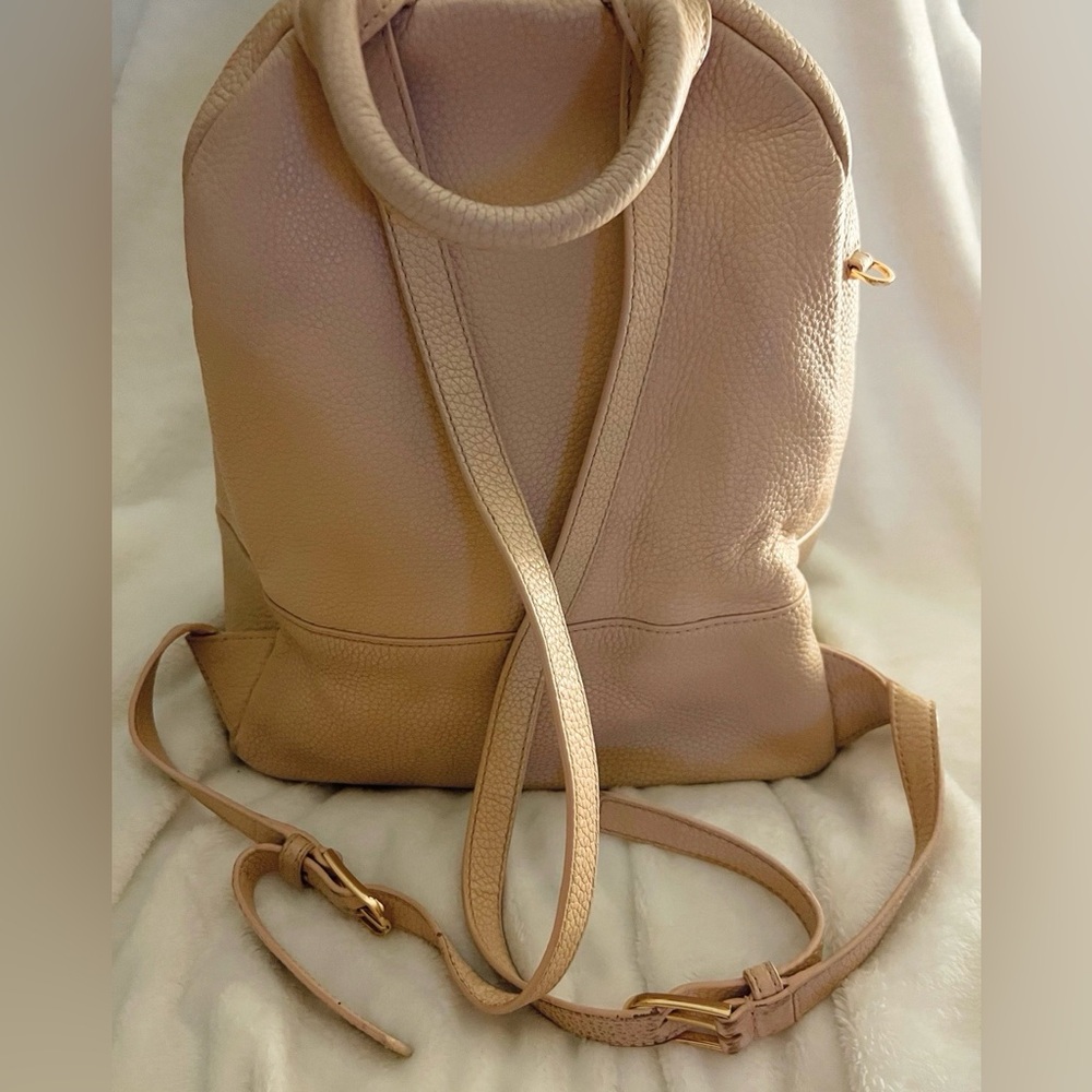 Tory Burch Leather Backpack. - Picture 3 of 7